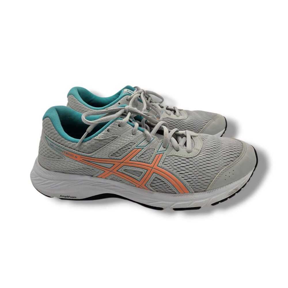 Asics Gel Contend 6 Sneakers Womens‎ 11 Wide Glacier Grey